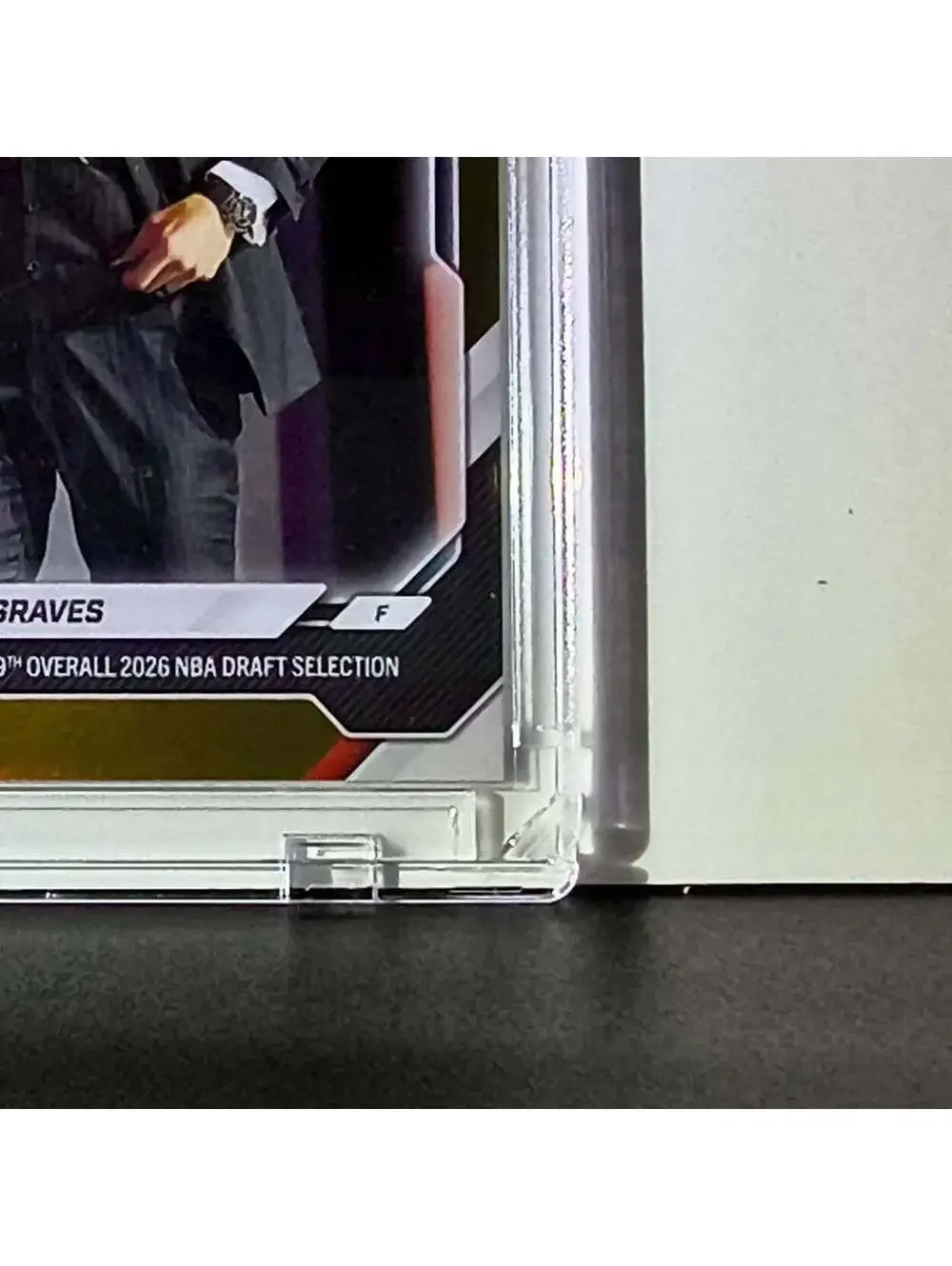 Allen Graves Rookie 2026-27 Topps NBA Draft #AGRA Gold Foil 13/50 Card Raptors